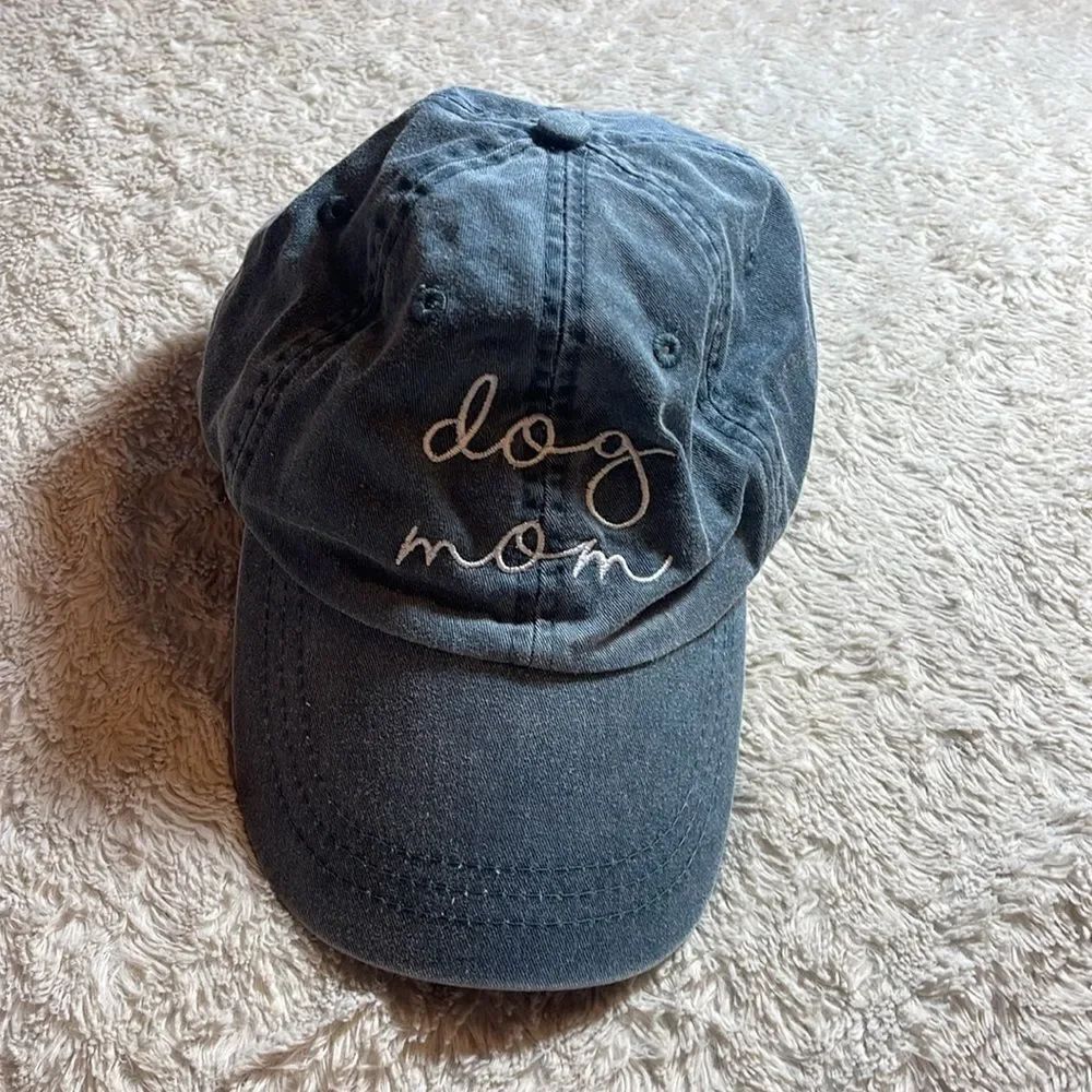 Dog Mom denim hat - Picture 2 of 7